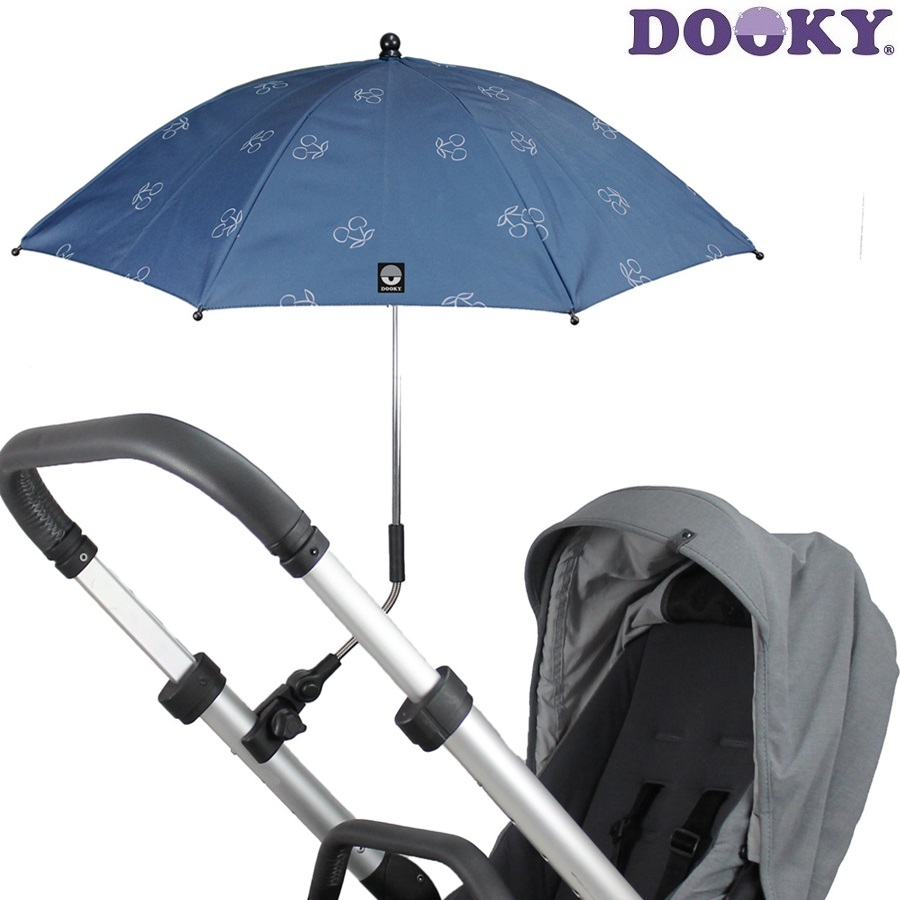 Päikesevari vankrile Dooky Buggy Parasol Umbrella Blue Cherry