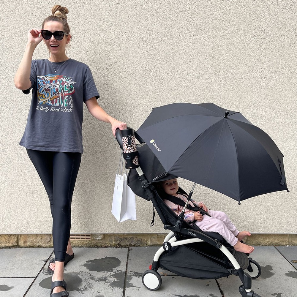 Päikesevari vankrile ja kärule LittleLife Buggy Parasol Black