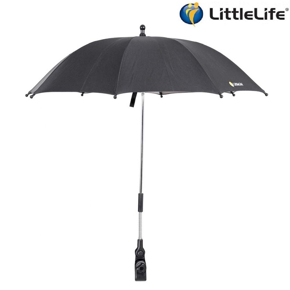 Päikesevari vankrile ja kärule LittleLife Buggy Parasol Black