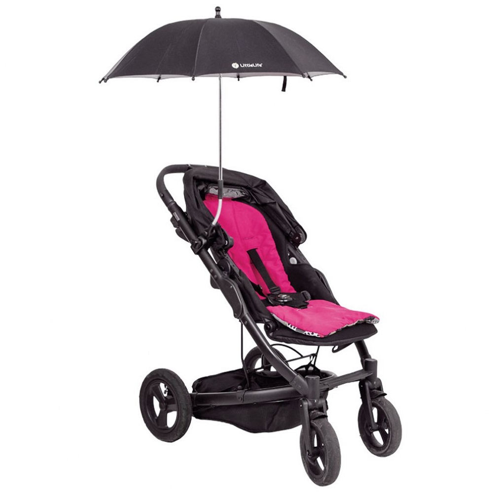 Päikesevari vankrile ja kärule LittleLife Buggy Parasol Black