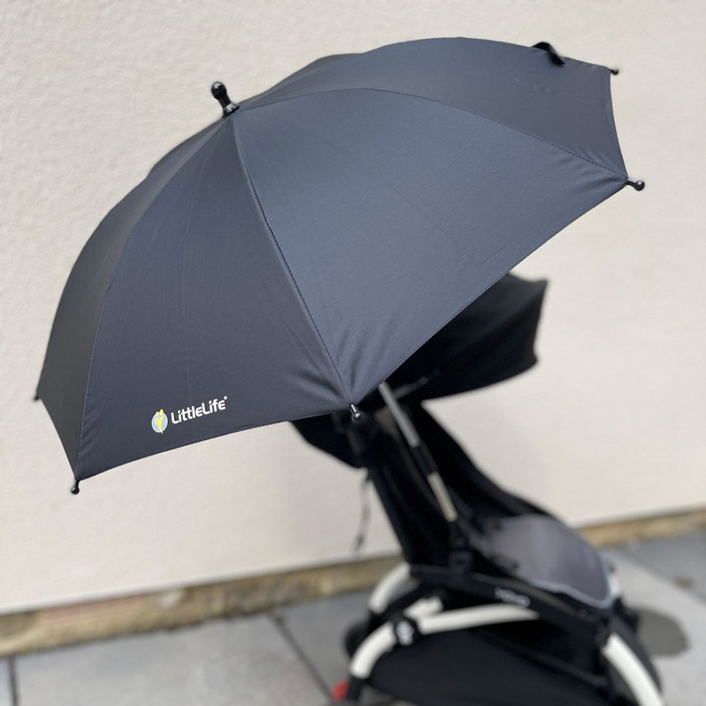 Päikesevari vankrile ja kärule LittleLife Buggy Parasol Black