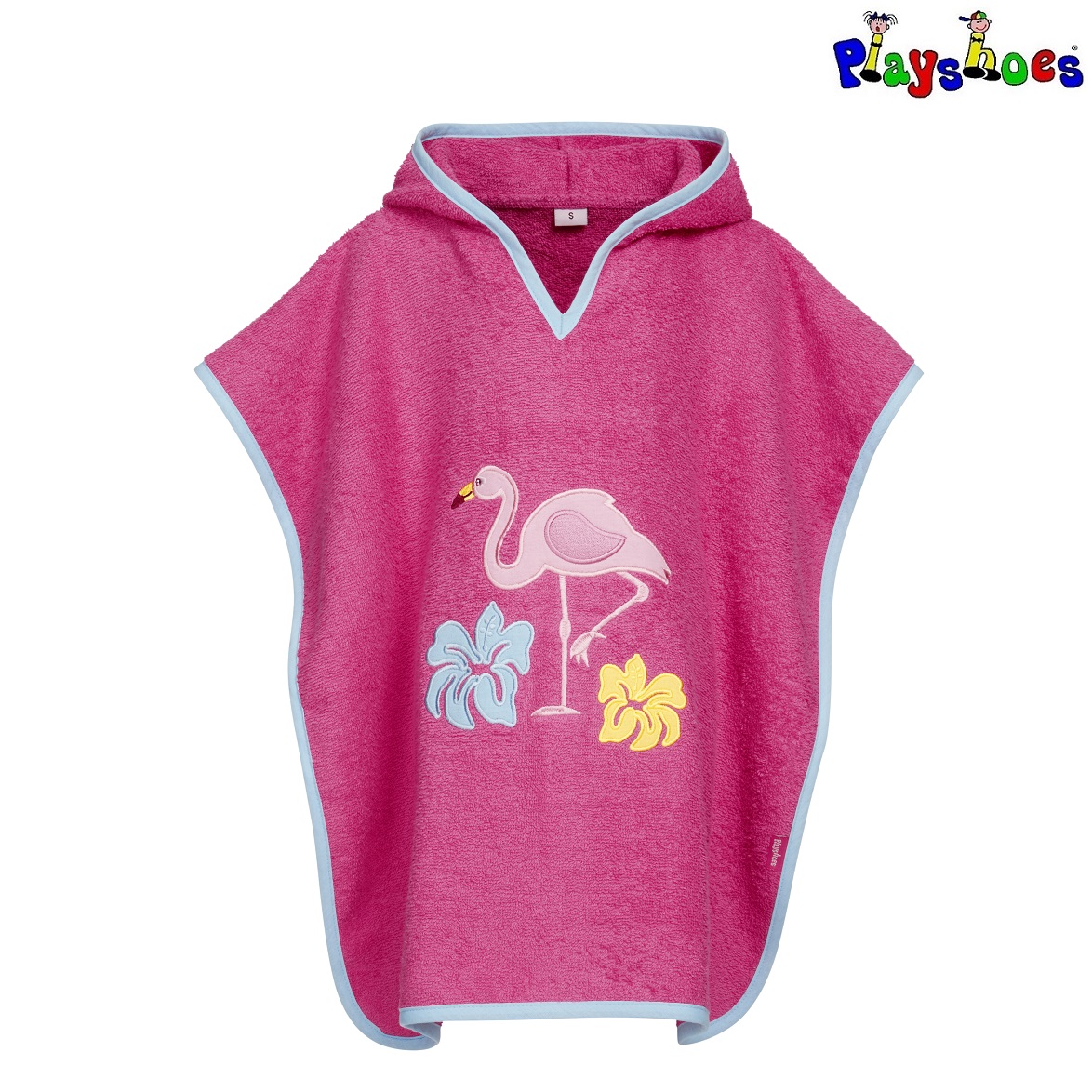 Laste pontso kapuutsiga Playshoes Flamingo