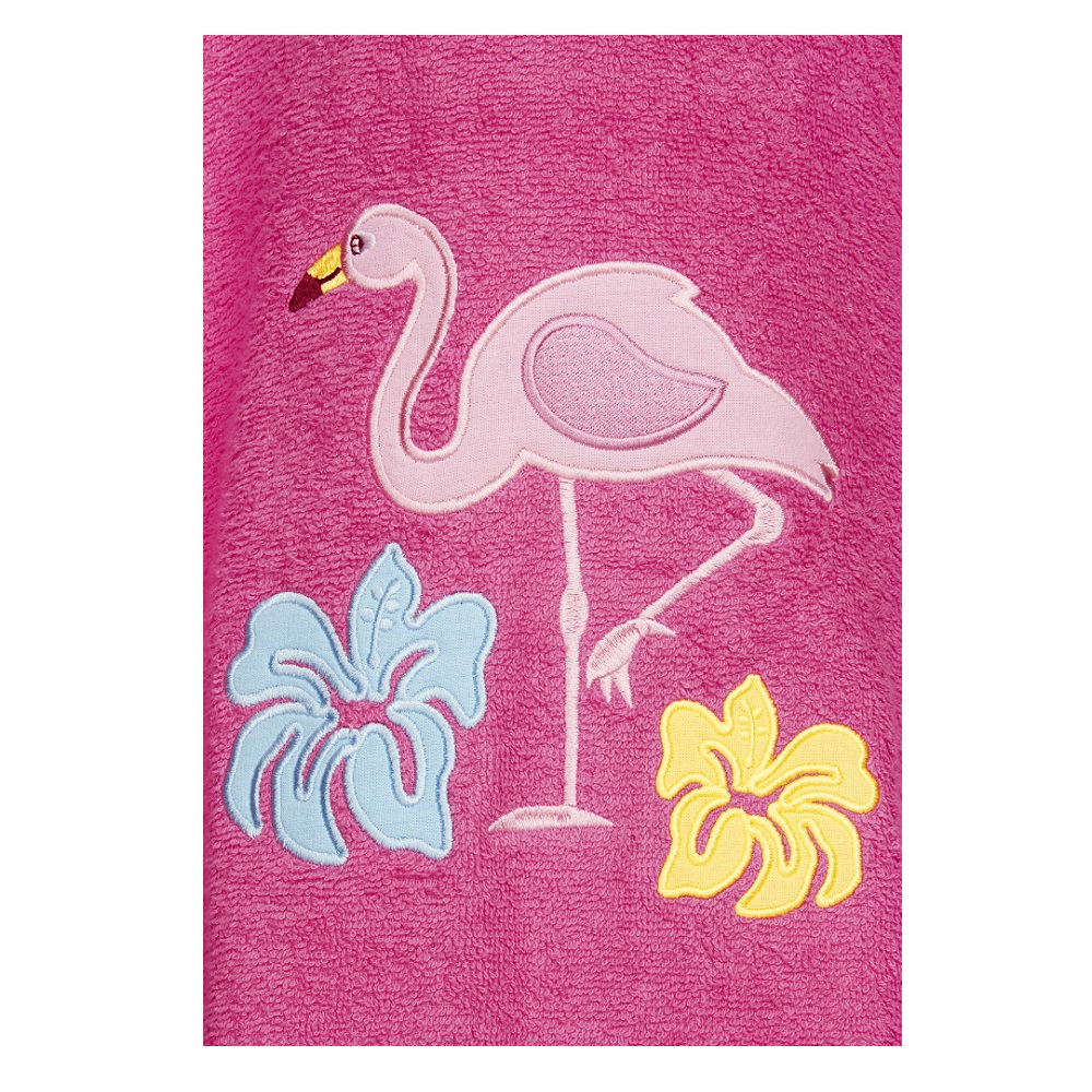 Laste pontso kapuutsiga Playshoes Flamingo