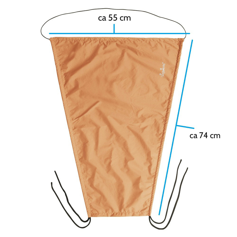 Solskydd barnvagn Playshoes måttangivelser