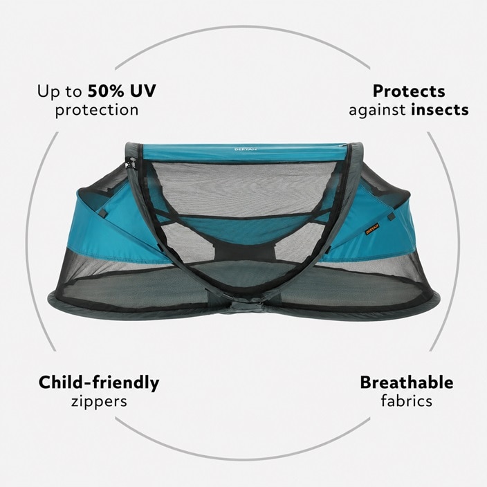 Beebi reisivoodi Deryan Baby Luxe Ocean