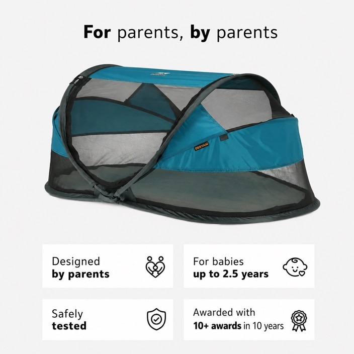 Beebi reisivoodi Deryan Baby Luxe Ocean