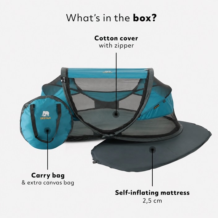 Beebi reisivoodi Deryan Baby Luxe Ocean