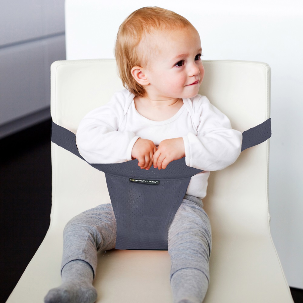Laste Söögitool - Minimonkey Minichair Grey