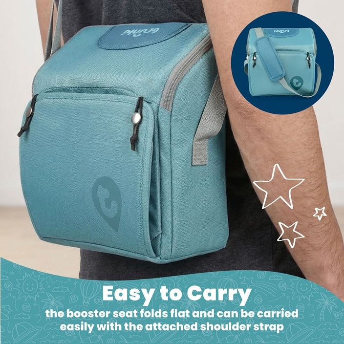 Laste Söögitool - Trunki Rise & Dine Booster Seat Blue