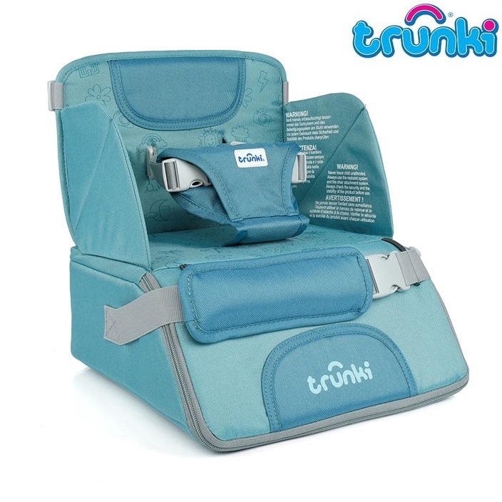 Laste kaasaskantav söögitool Trunki Dining Booster Blue