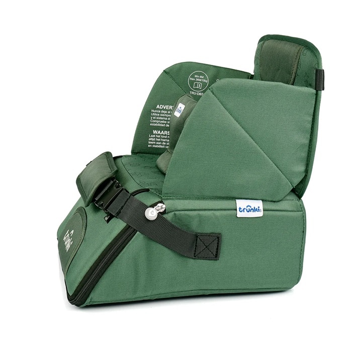 Laste kaasaskantav söögitool Trunki Dining Booster Green