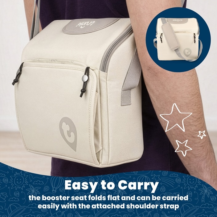 Laste Söögitool - Trunki Rise & Dine Booster Seat Light