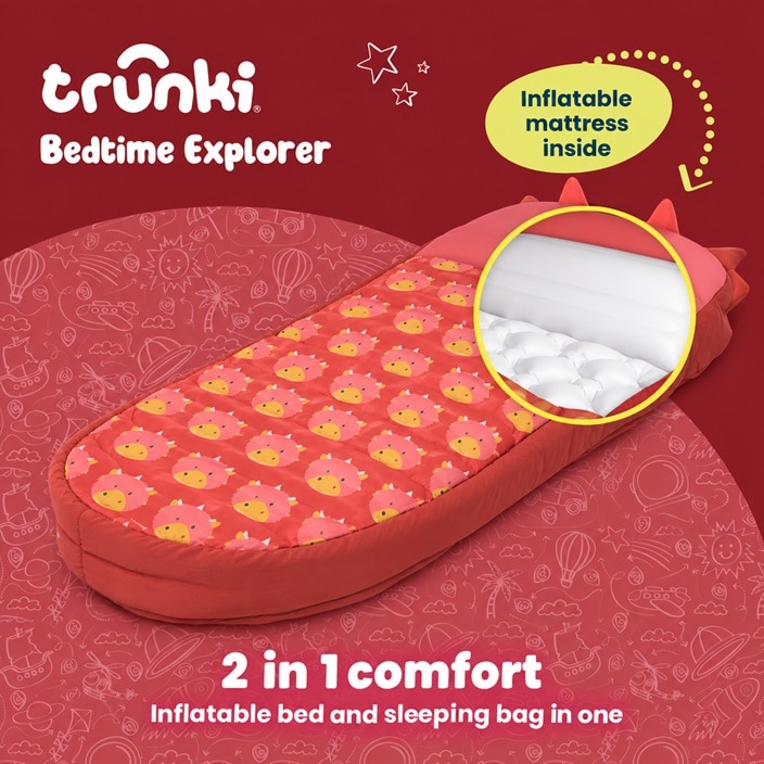 Laste Reisivoodi - Trunki BedTime Explorer Dylan the Dragon
