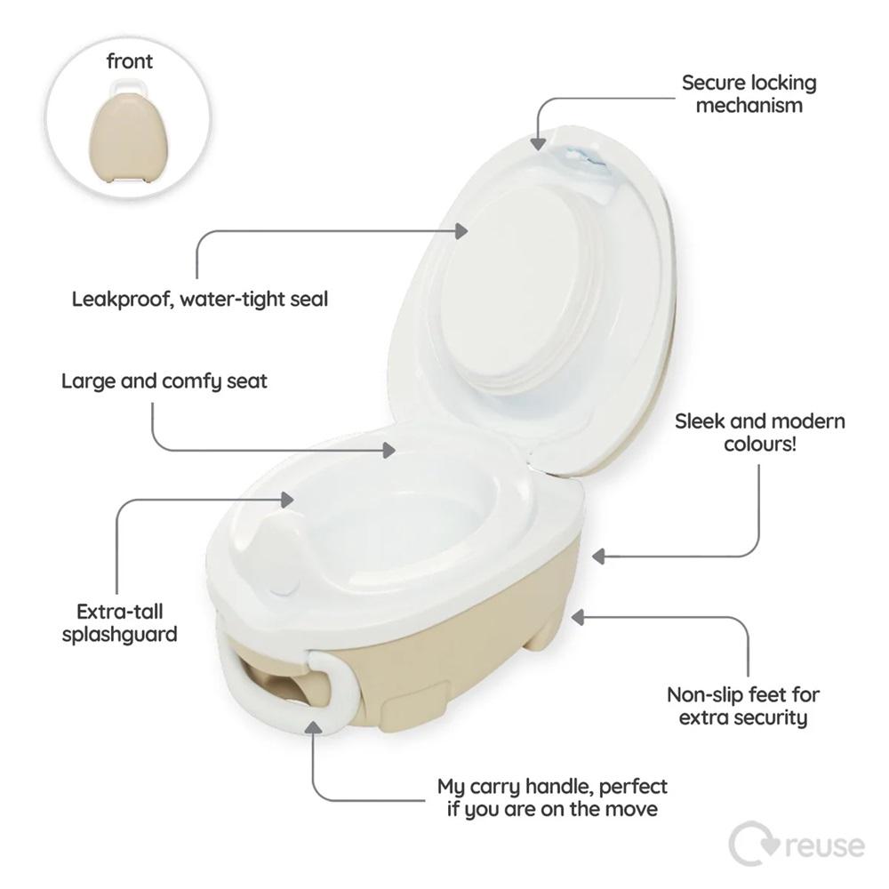 Pissipott My Carry Potty Sand