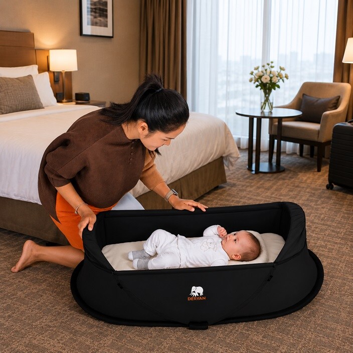 Beebi Reisivoodi - Deryan Infant Baby Black