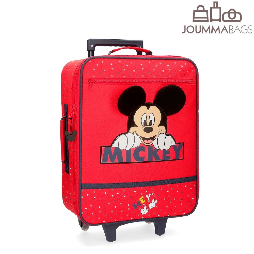 Laste kohver Joumma Bags Mickey Mouse Happy Punane