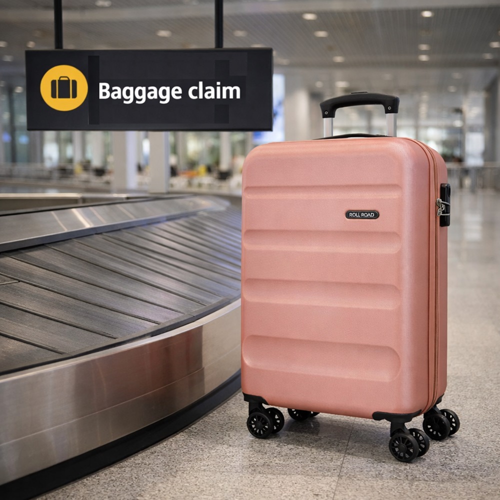 Laste kohver Roll Road Flex Pink