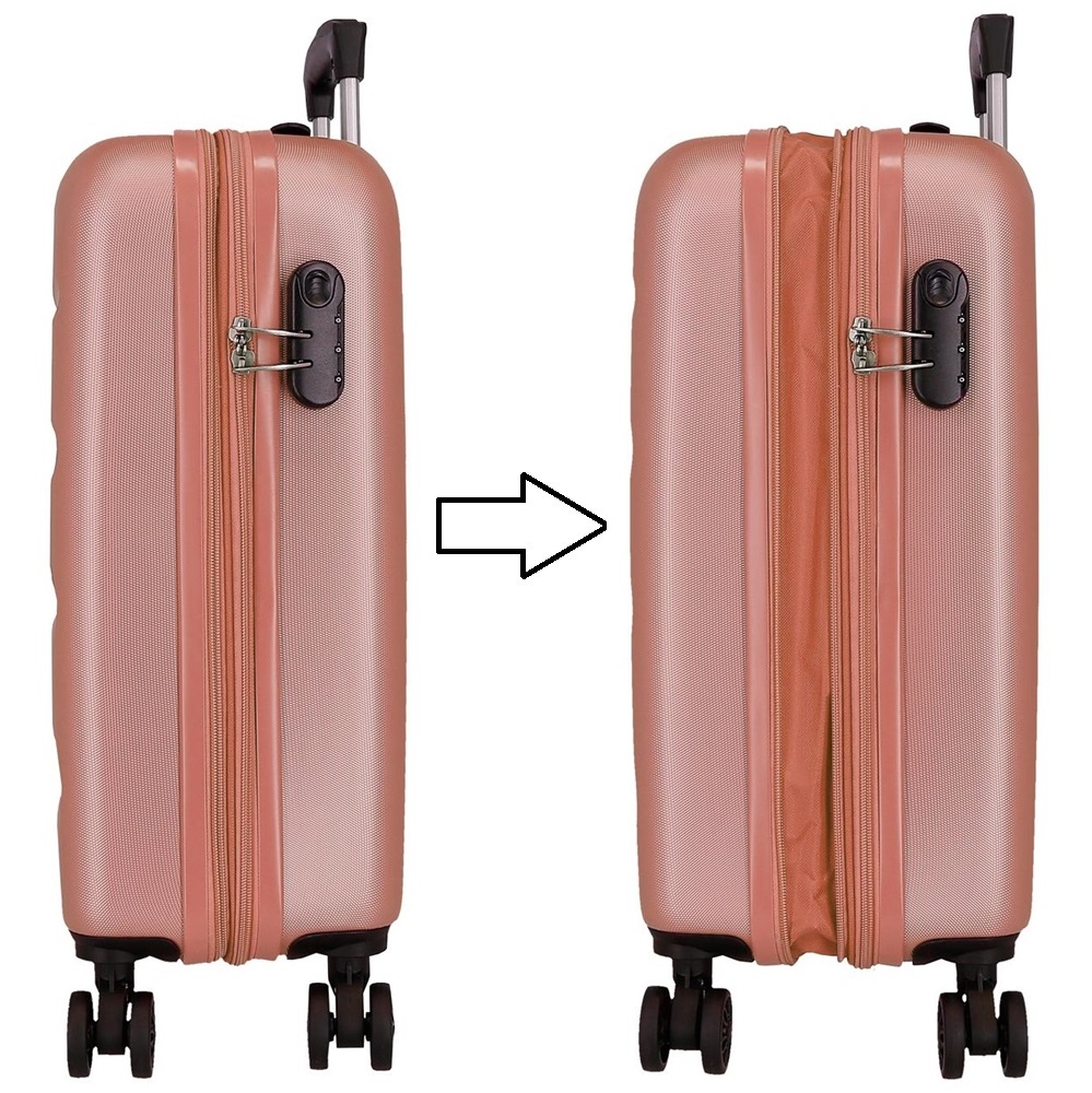 Laste kohver Roll Road Flex Pink