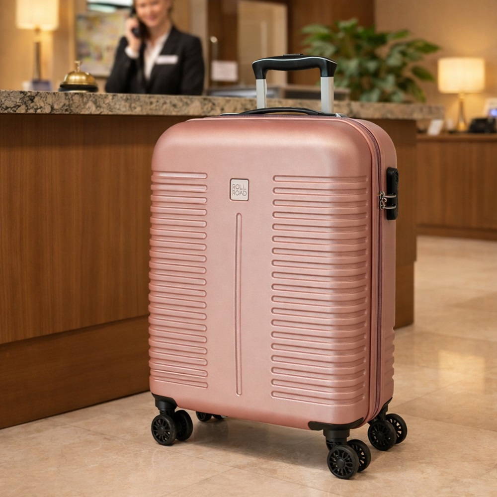 Laste kohver Roll Road India Pink Laste kohver Roll Road India Pink