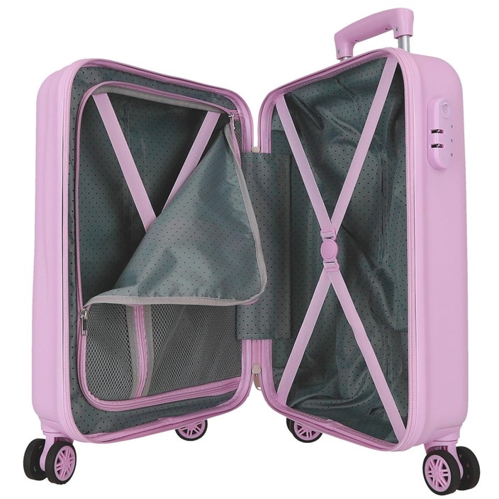 Laste kohver Enso Queen of Hearts Purple