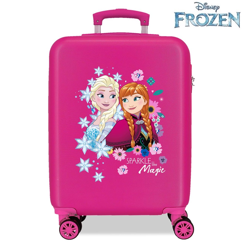 Laste kohver Frozen Sparkle Like Magic Pink