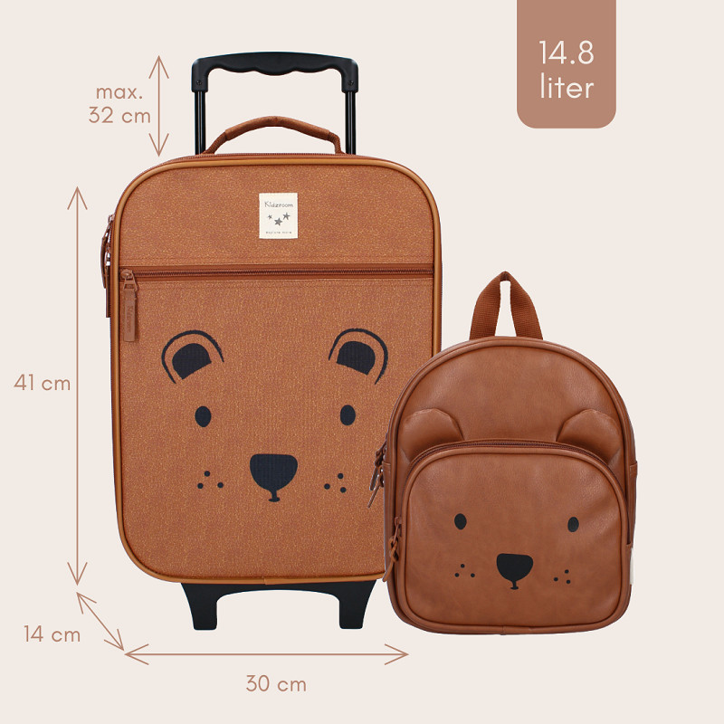 Laste kohver Kidzroom Sevilla Bear