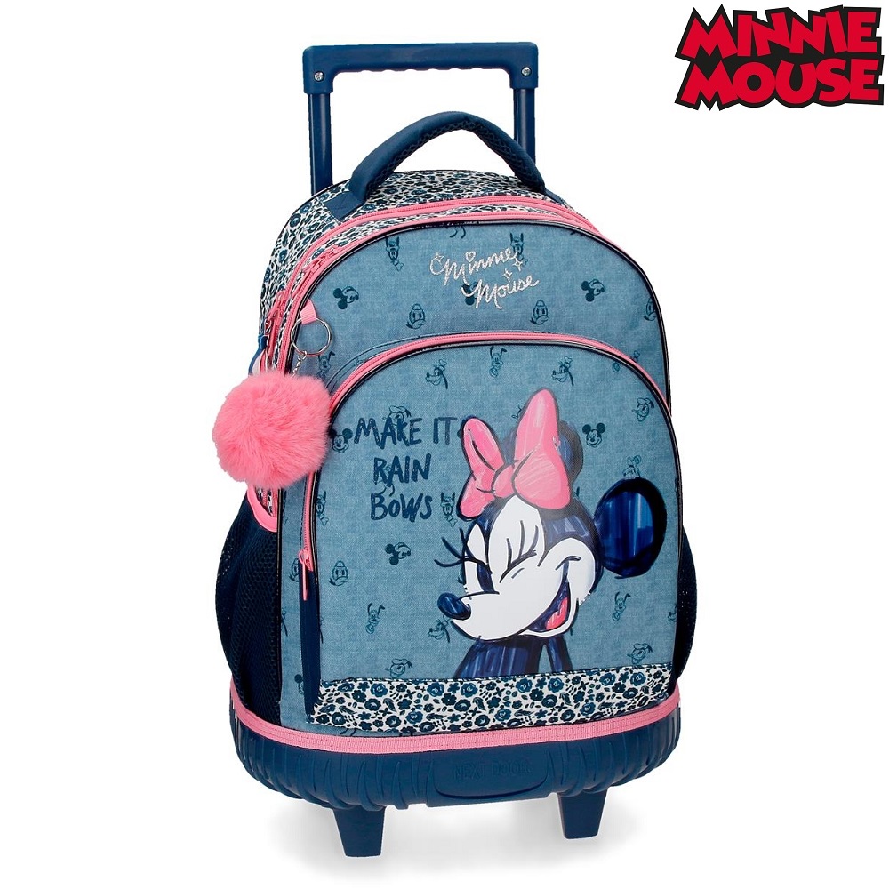 Laste kohver Minnie Mouse Make It Rain Bows