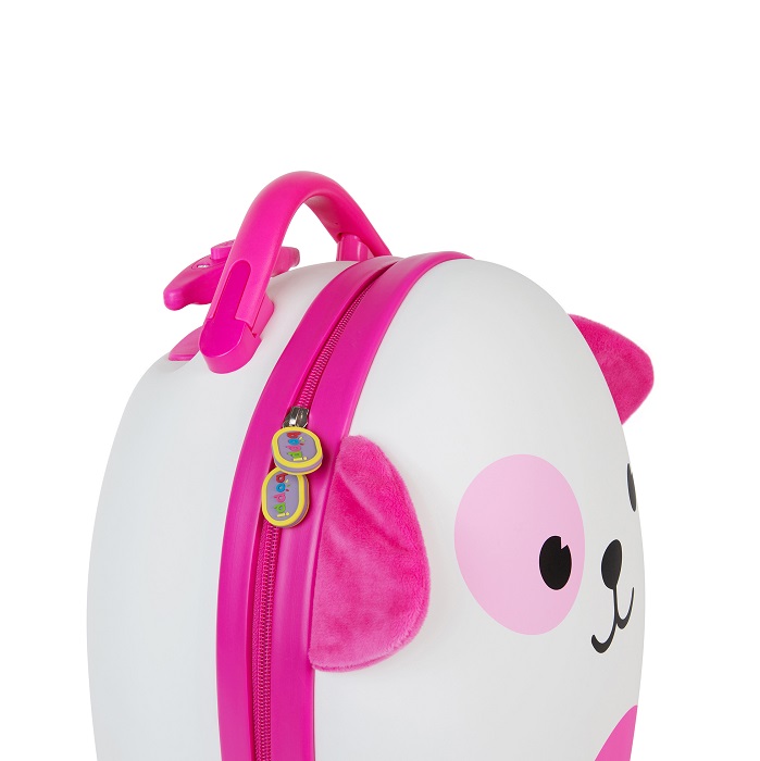 Laste kohver Tiny Trekker Pink Dog