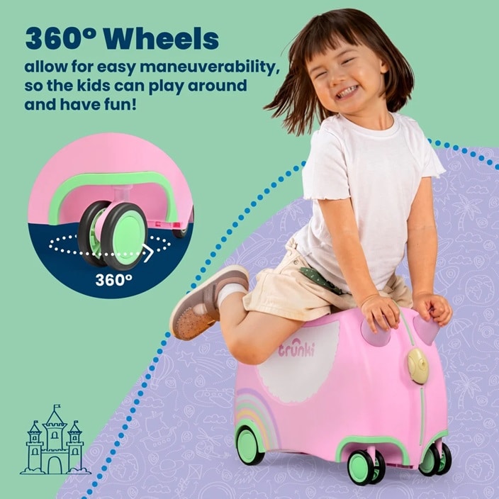 Laste Reisikohver - Trunki Glide Una the Unicorn
