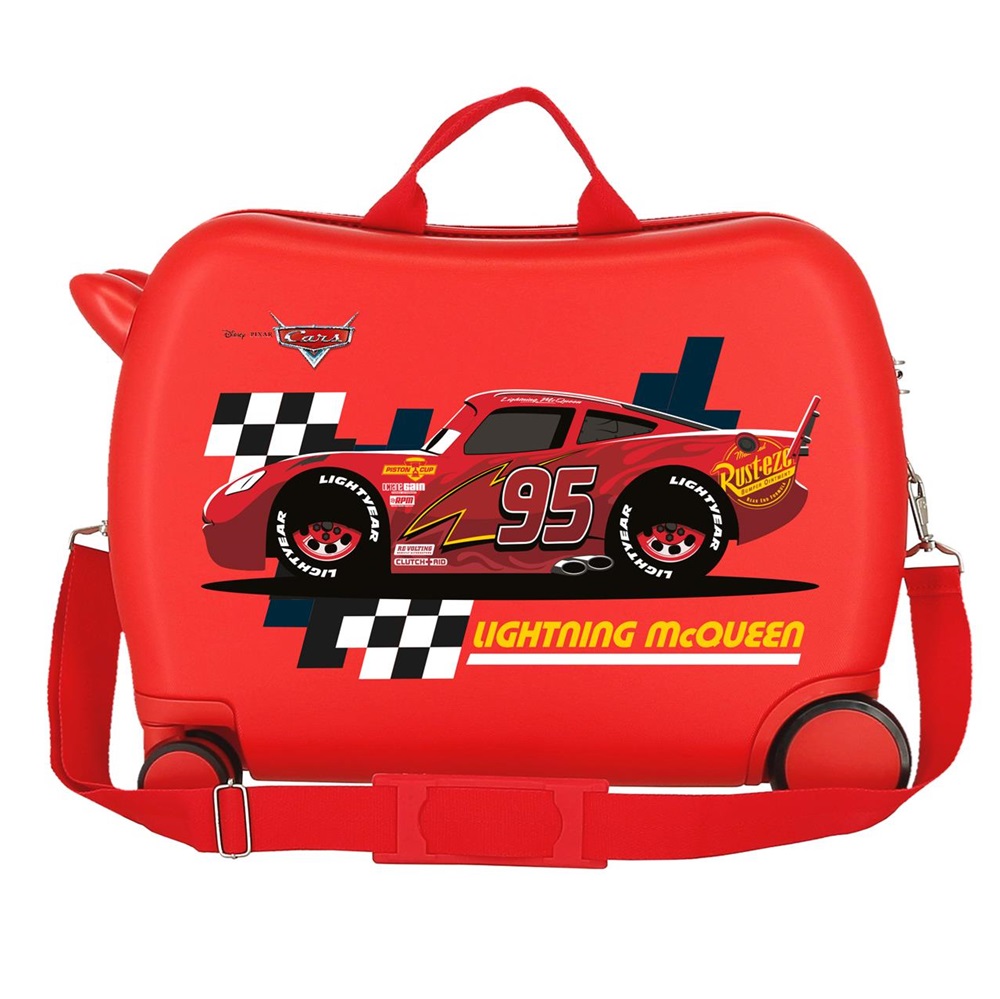 Laste pealistutav kohver Cars Ligthning McQueen