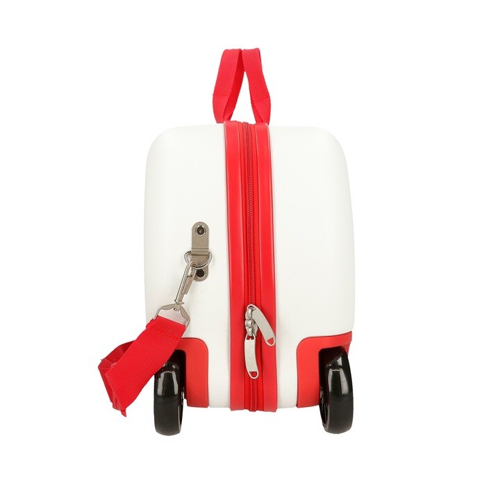Laste pealeistutav reisikohver Cars McQueen White