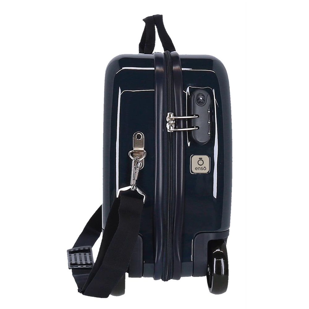 Laste pealistutav kohver Enso Gamers Navy