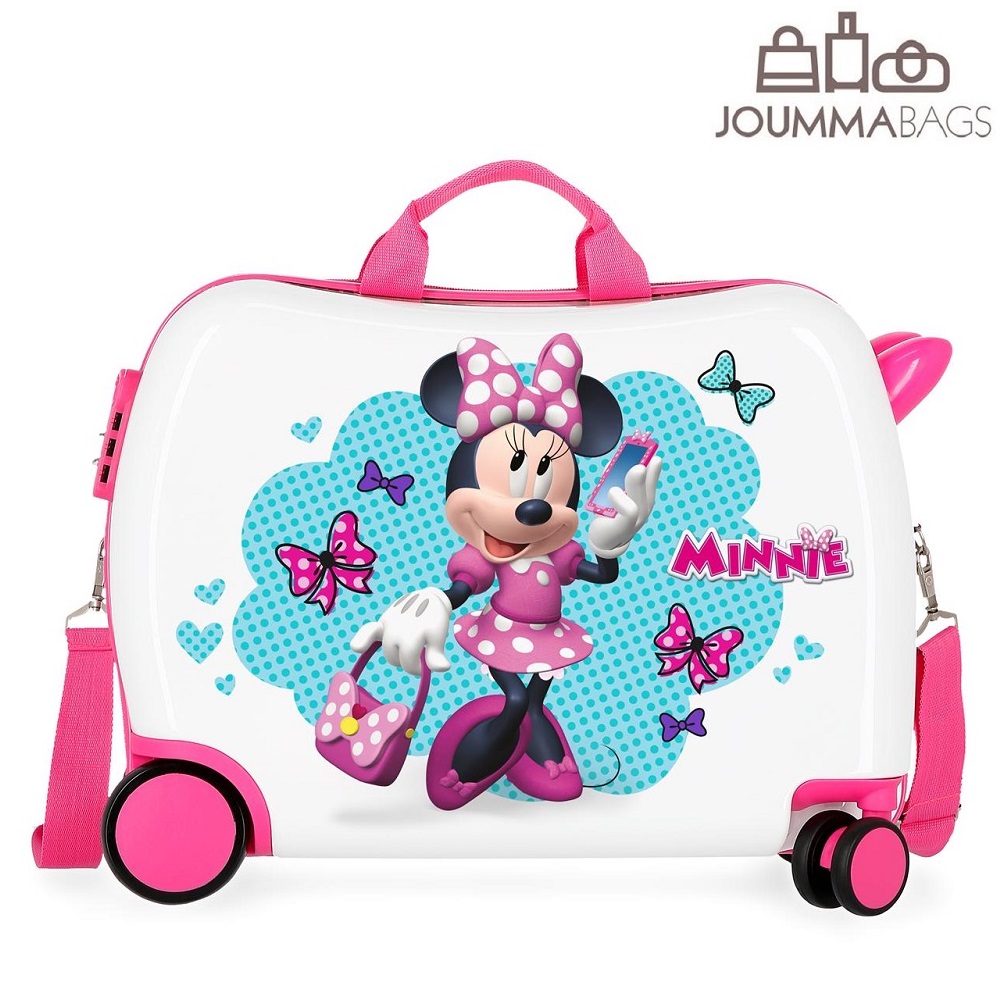 Laste kohver Minnie Mouse valge