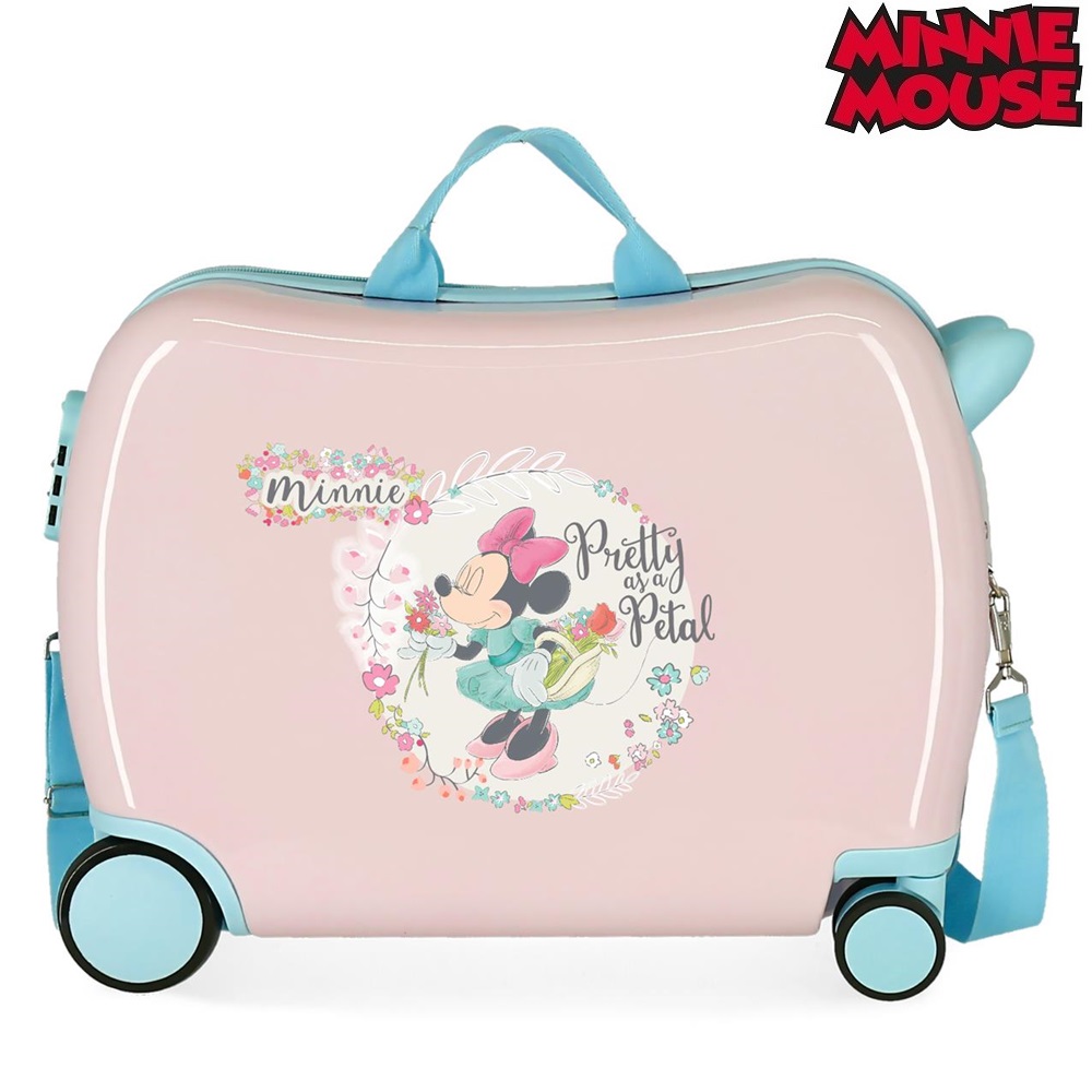 Laste pealistutav kohver Minnie Mouse Florals