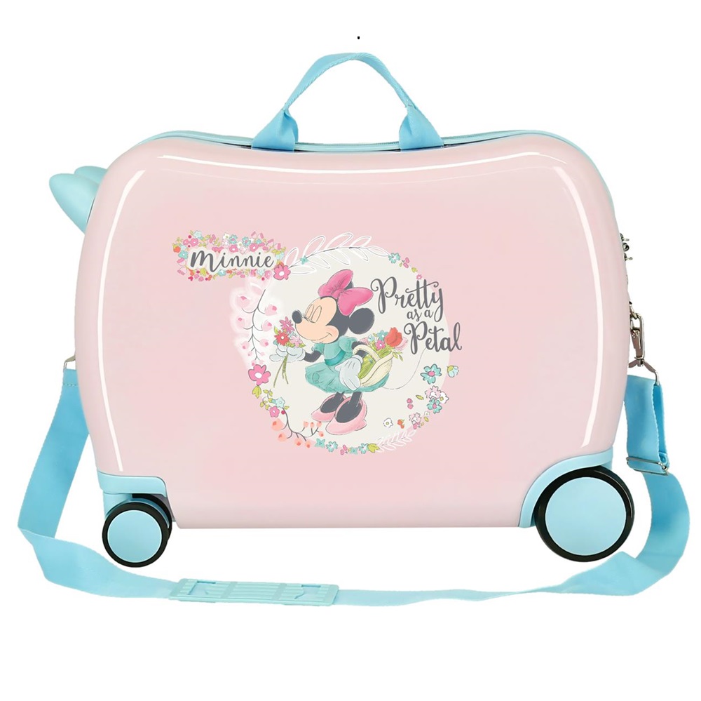 Laste pealistutav kohver Minnie Mouse Florals