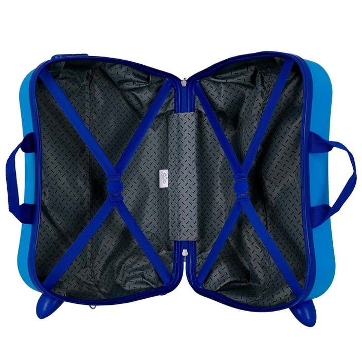 Laste pealeistutav reisikohver Movom Monsters Blue