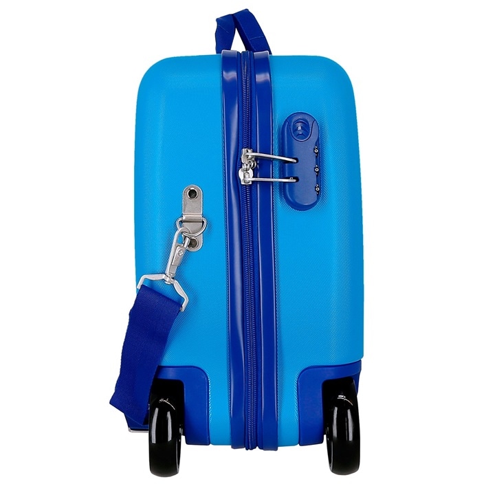 Laste pealeistutav reisikohver Movom Monsters Blue