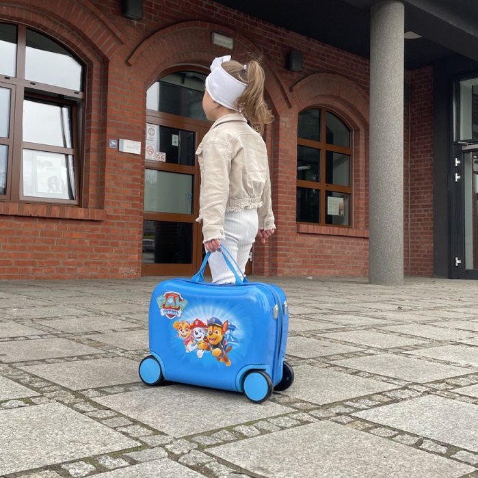 Laste pealistutav reisikohver Paw Patrol Friends Blue