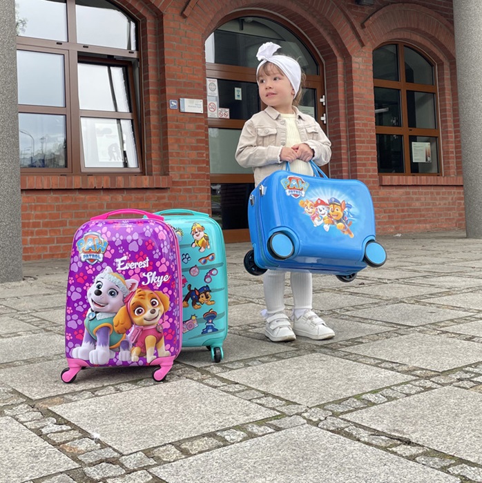 Laste pealistutav reisikohver Paw Patrol Friends Blue