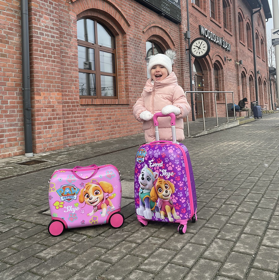 Laste pealistutav reisikohver Paw Patrol Skye & Everest