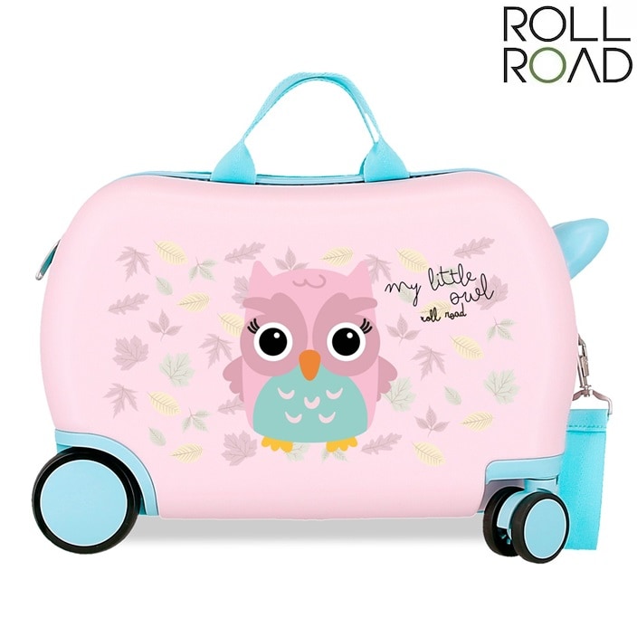 Laste pealeistutav reisikohver Roll Road My Little Owl