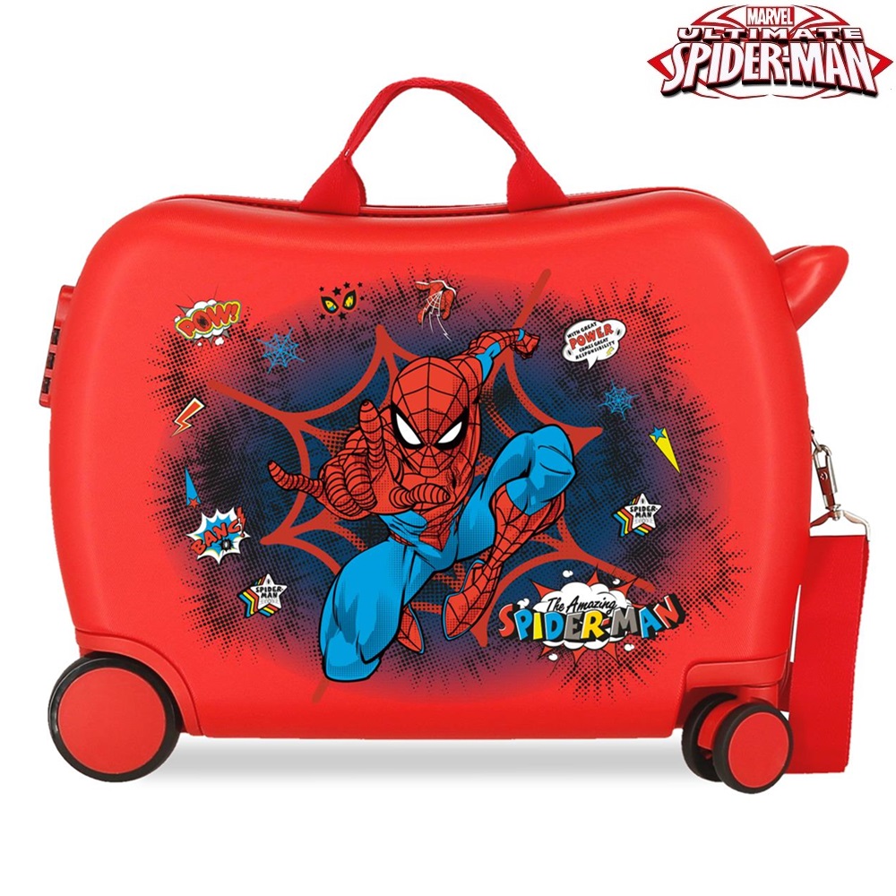 Laste pealistutav kohver Spiderman Pop