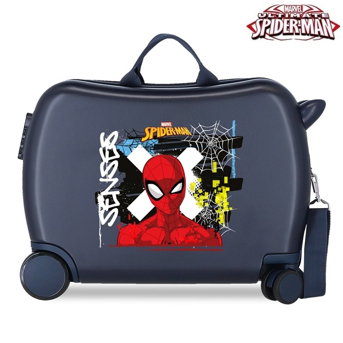 Laste pealeistutav reisikohver Spiderman Graffiti