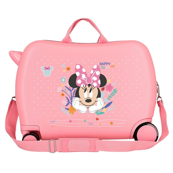 Laste pealeistutav reisikohver Minnie Mouse Happy To Be Me