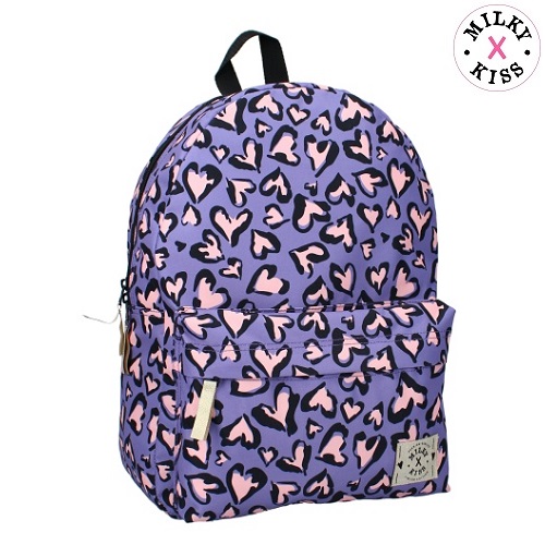 Laste seljakott Milky Kiss Purple Hearts