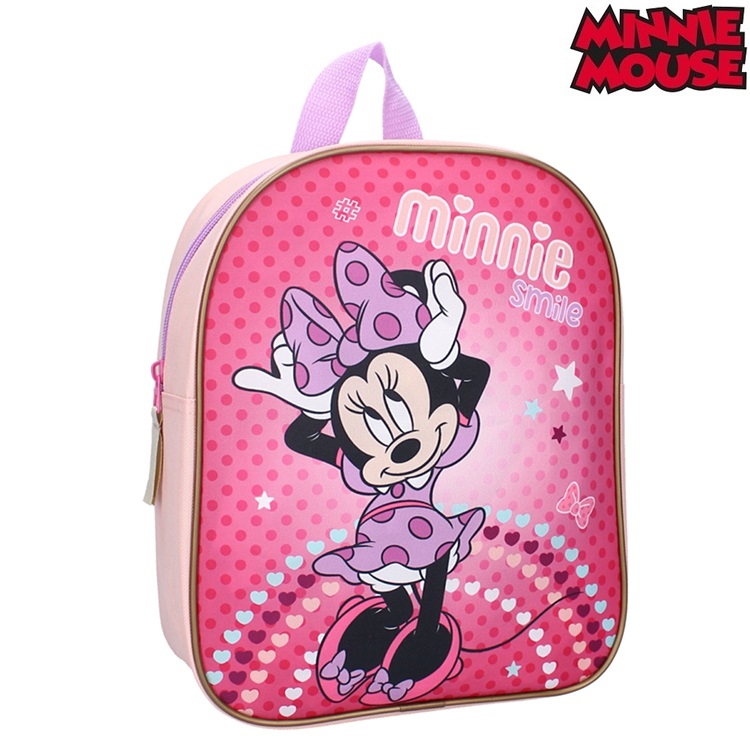 Laste seljakott Minnie Mouse I Like Smiles