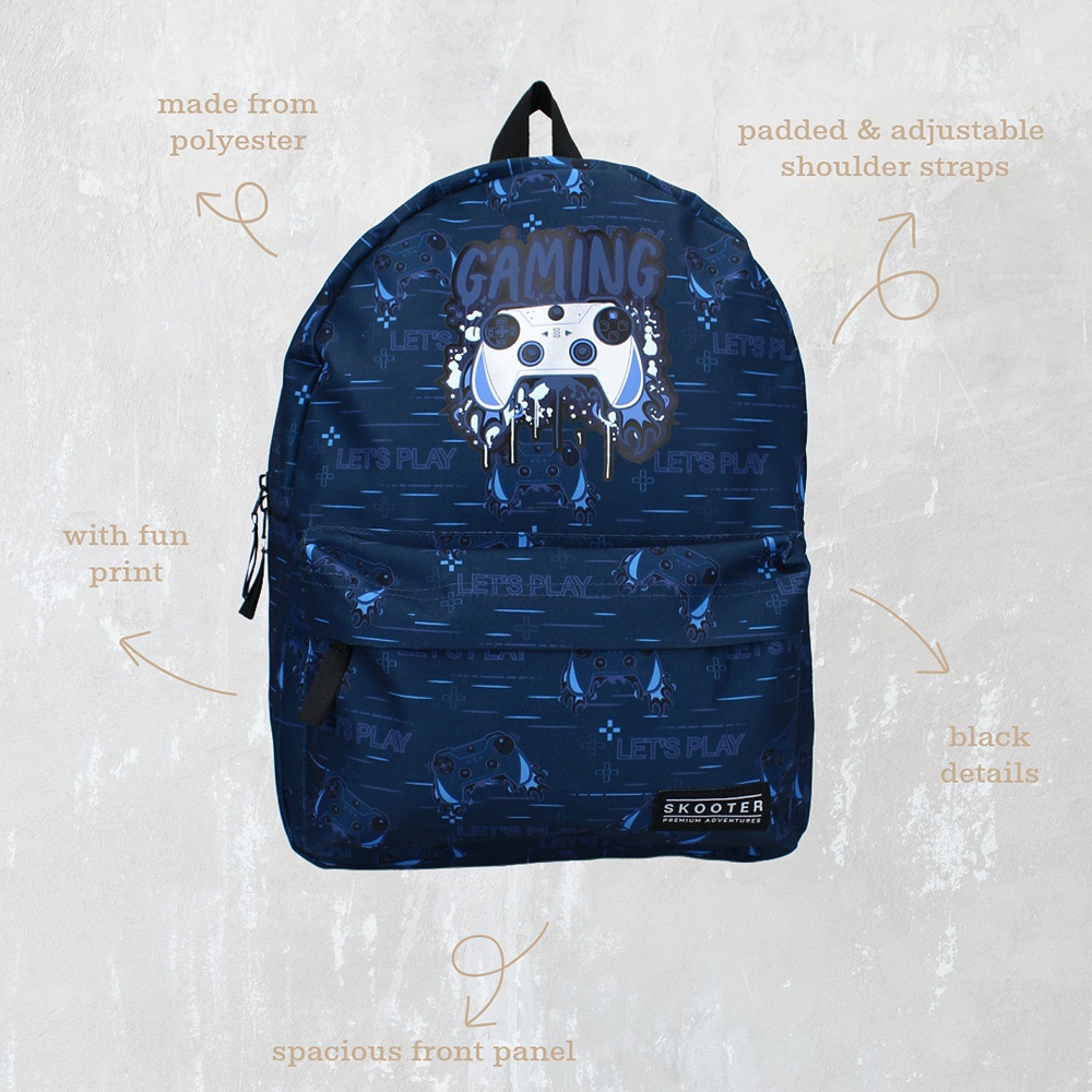 Laste Seljakott - Skooter Gamers Unite