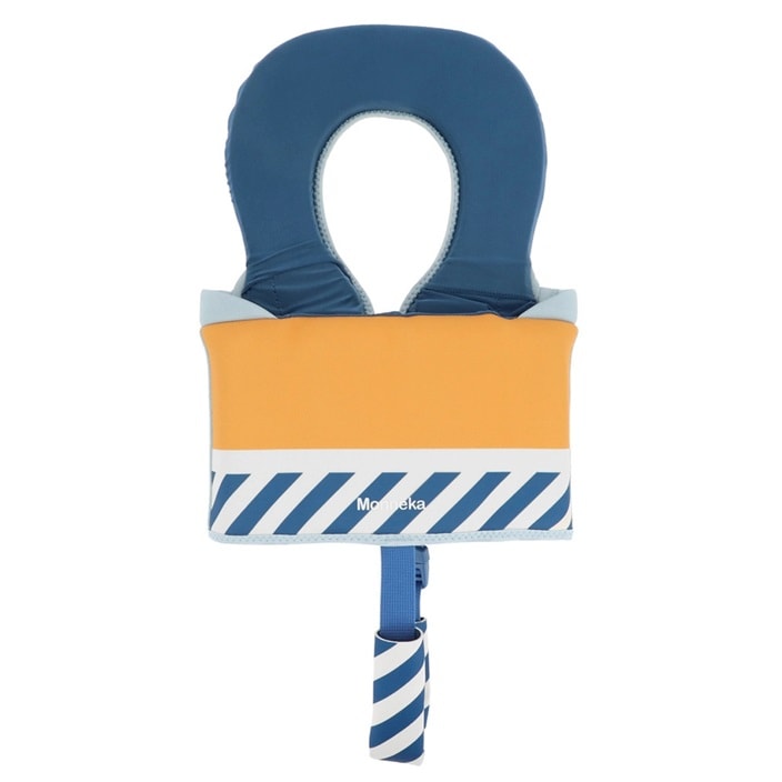 Laste Ujumisvest - Monnëka Learning Float Vest Blue Stripes