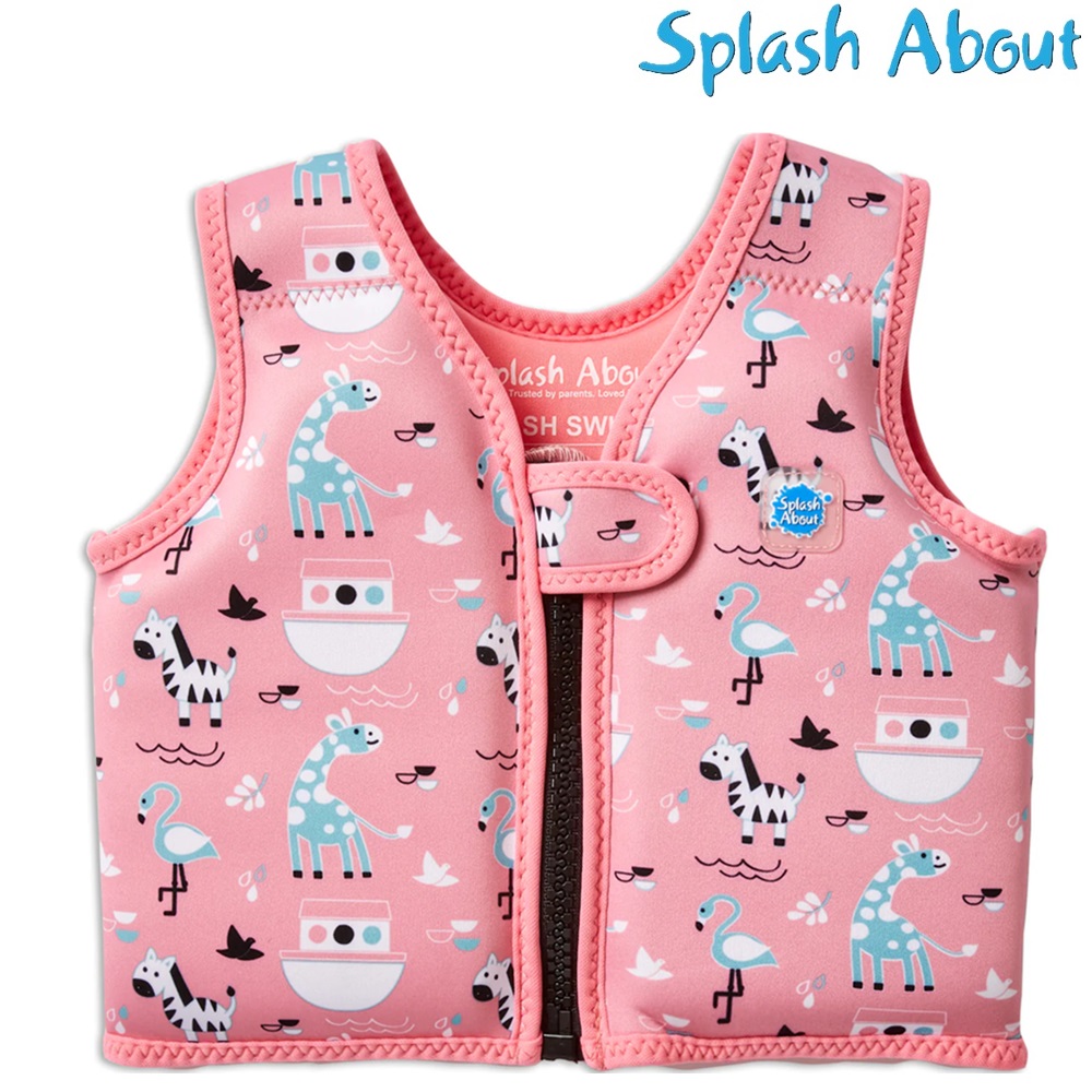 Laste Ujumisvest - SplashAbout Pink Ark