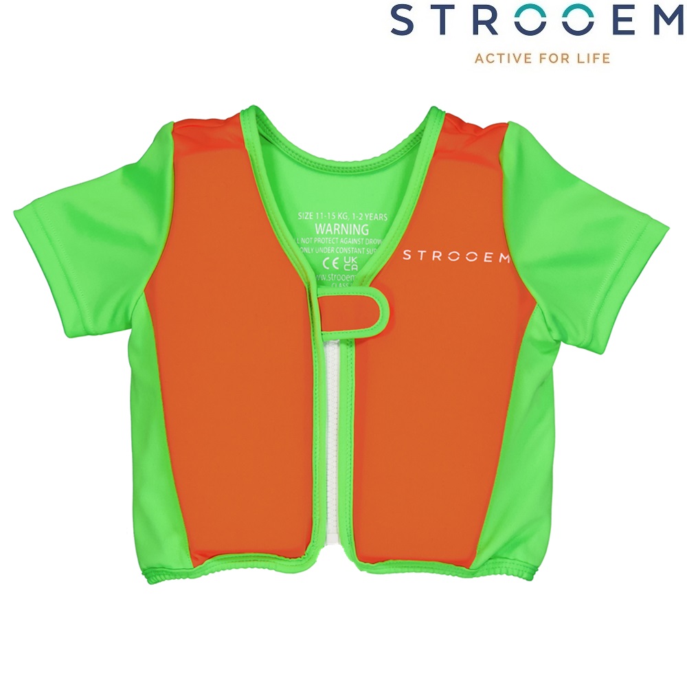 Laste ujumisvest Strooem Green and Orange